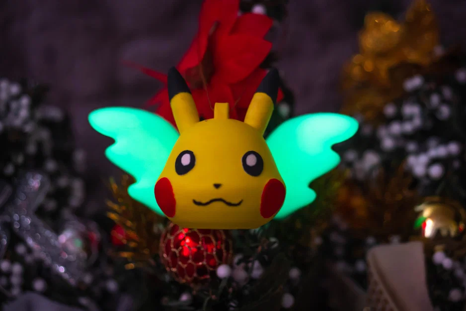 Pikachu Thiên Thần FanArt - Trang Trí/Phụ Kiện/Trang Sức Cây Thông Noel - Image 2