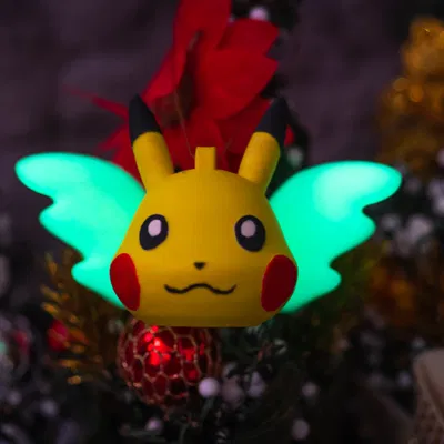 Pikachu Thiên Thần FanArt - Trang Trí/Phụ Kiện/Trang Sức Cây Thông Noel