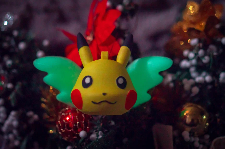 Pikachu Thiên Thần FanArt - Trang Trí/Phụ Kiện/Trang Sức Cây Thông Noel - Image 3