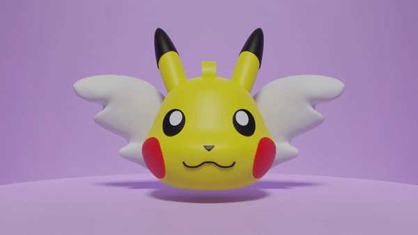 Pikachu Thiên Thần FanArt - Trang Trí/Phụ Kiện/Trang Sức Cây Thông Noel