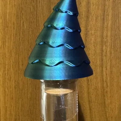 Chai Rượu Hình Cây Thông Noel