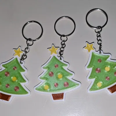 Móc Khóa Cây Thông Noel