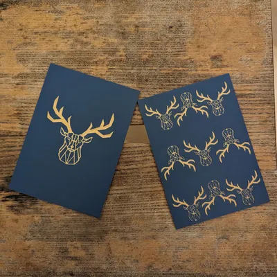 Chỗ Cắm Thẻ Hình Tuần Lộc