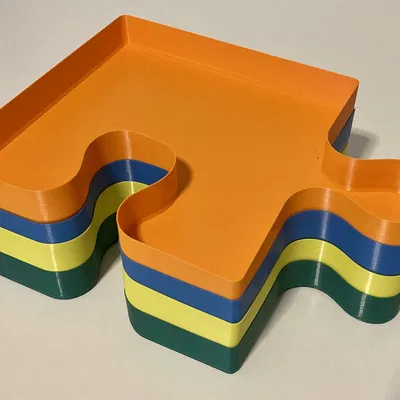 e.n.i.g.m.o - hộp đựng đồ cho bộ xếp hình PUZZLE