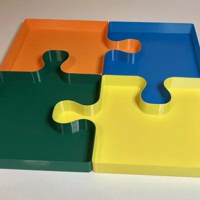 e.n.i.g.m.o - hộp đựng đồ cho bộ xếp hình PUZZLE