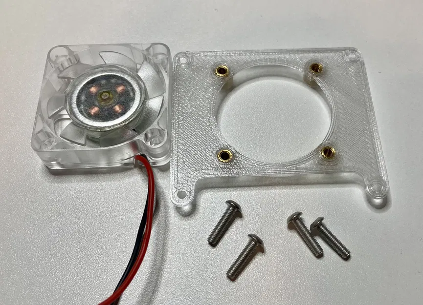 KHUNG GẮN QUẠT 4040 CHO RASPBERRY PI 4B - Image 3