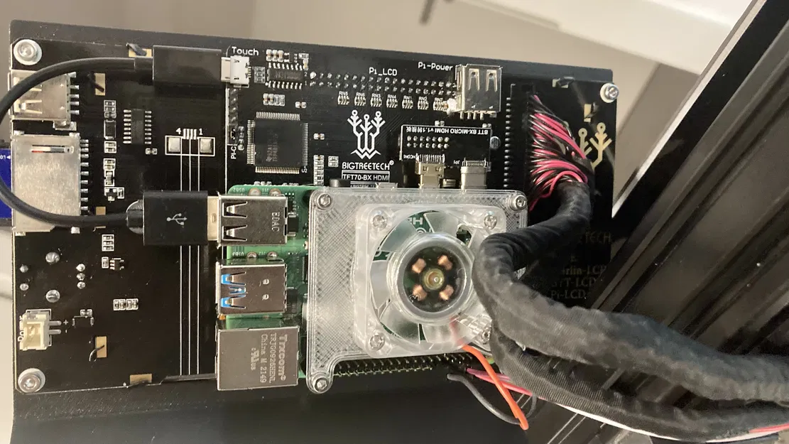 KHUNG GẮN QUẠT 4040 CHO RASPBERRY PI 4B - Image 6