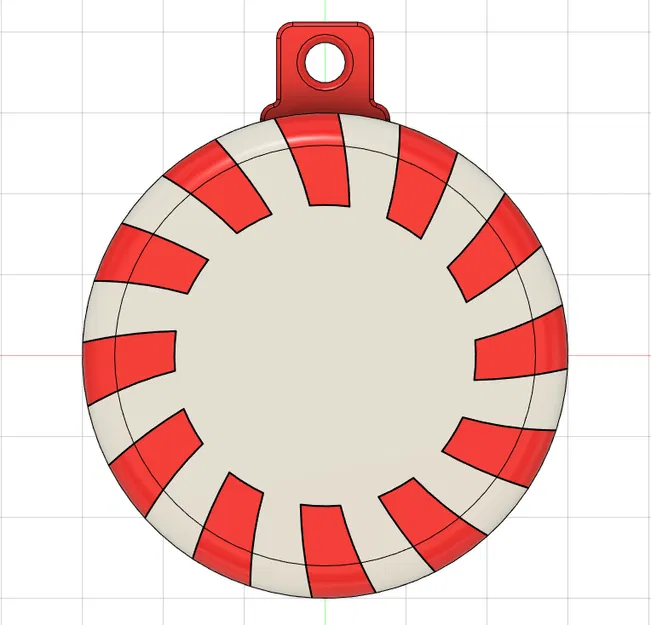 Đồ Trang Trí Cây Thông Noel Hình Kẹo Bạc Hà - Image 2