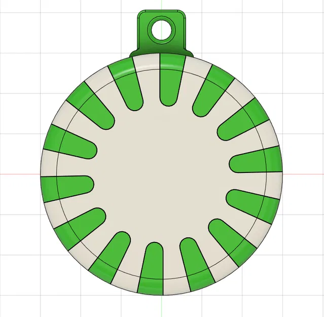 Đồ Trang Trí Cây Thông Noel Hình Kẹo Bạc Hà - Image 3