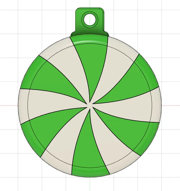 Đồ Trang Trí Cây Thông Noel Hình Kẹo Bạc Hà - Image 4