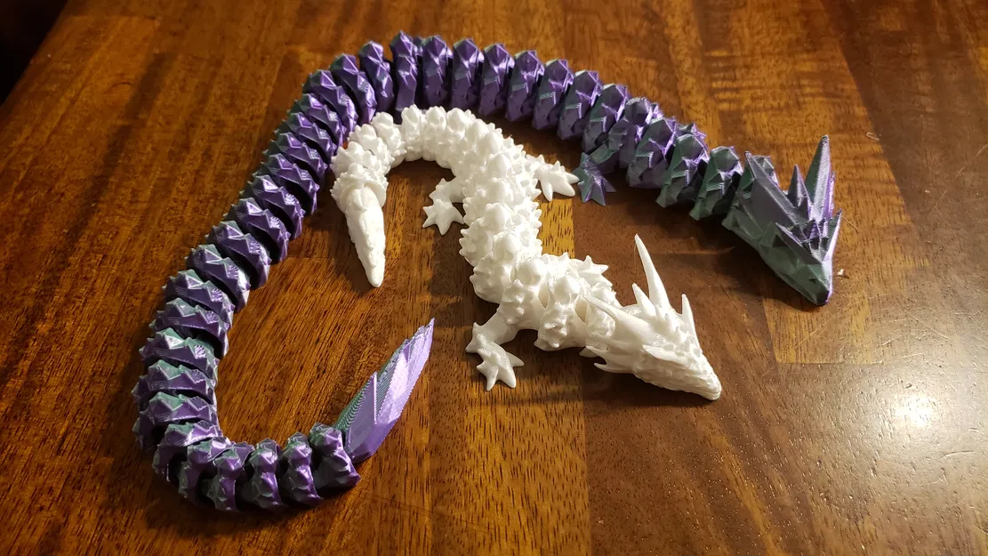 Rồng Dạ Xoa Con Khớp Nối v1.1 - Articulated Baby Night Spirit Dragon v1.1 - Image 6