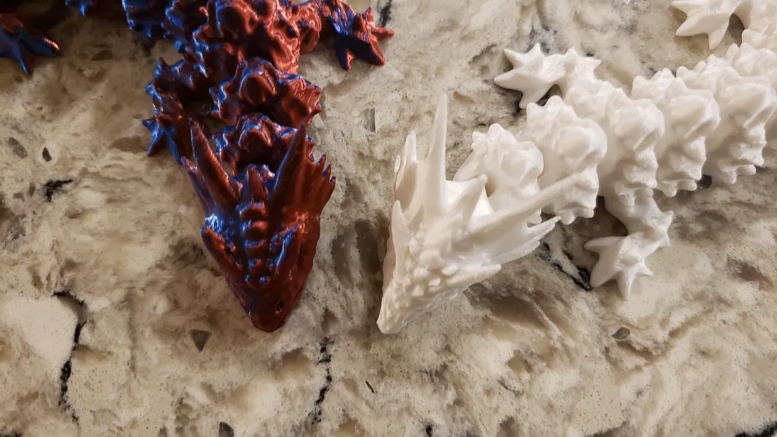 Rồng Dạ Xoa Con Khớp Nối v1.1 - Articulated Baby Night Spirit Dragon v1.1 - Image 9