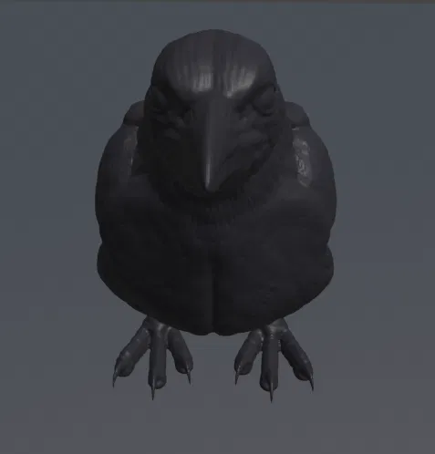 Tượng Quạ Ngồi - Image 4