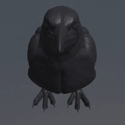 Tượng Quạ Ngồi