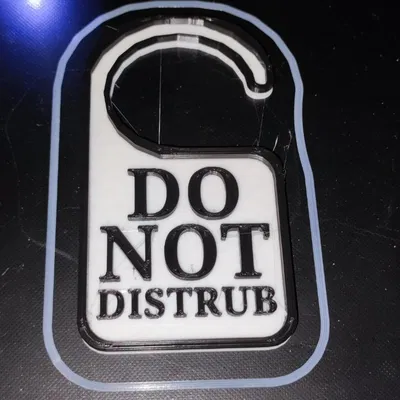 Biển Báo "Không Làm Phiền" (Đúng Chính Tả)