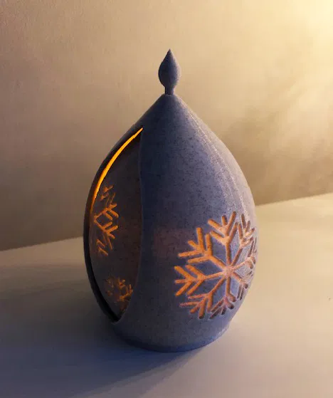 Đèn Lồng Giáng Sinh Cho Nến LED Mini - Image 3