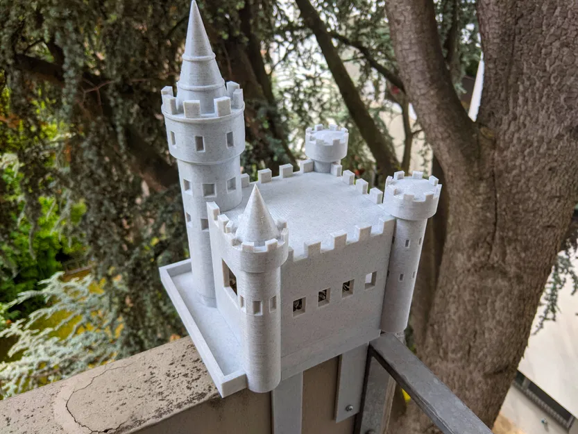 Mô Hình Lâu Đài Cho Chim Ăn - Image 1