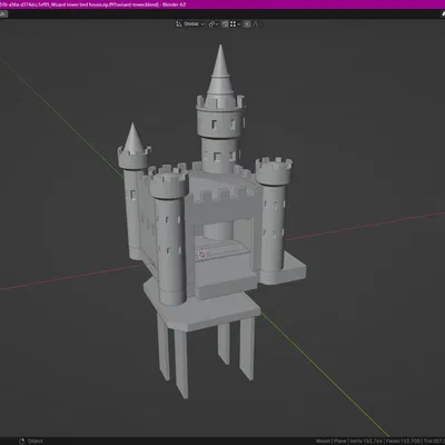 Mô Hình Lâu Đài Cho Chim Ăn