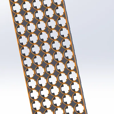 Hộp đựng pin 18650 hàn dải magiê