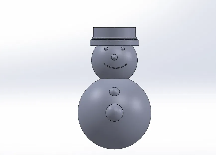 Mô hình người tuyết 3D - Image 1