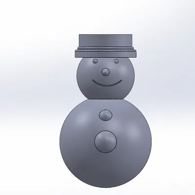 Mô hình người tuyết 3D