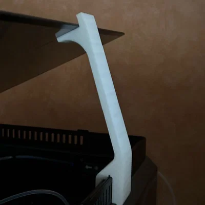 Giá đỡ nắp K1 Max nghiêng mở, Tái thiết kế phù hợp Nâng nắp kính K1 Max (có Khe thông gió Trượt)
