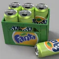 Kệ/Thùng đựng lon Fanta slim 6x33cl - Thumbnail 2