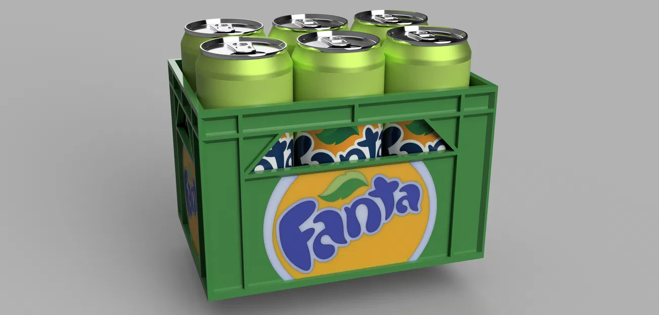 Kệ/Thùng đựng lon Fanta slim 6x33cl - Image 3