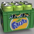 Kệ/Thùng đựng lon Fanta slim 6x33cl - Thumbnail 3