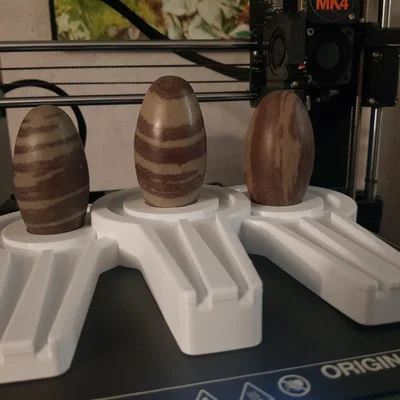 Shiva Lingam vision triple - Đế đỡ 3 tượng