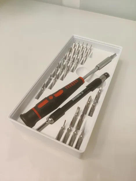 Hộp Gridfinity Tua Vít Mini Parkside 2x4 Có Thể Xếp Chồng - Image 1