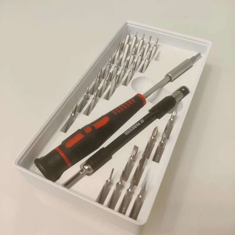 Hộp Gridfinity Tua Vít Mini Parkside 2x4 Có Thể Xếp Chồng