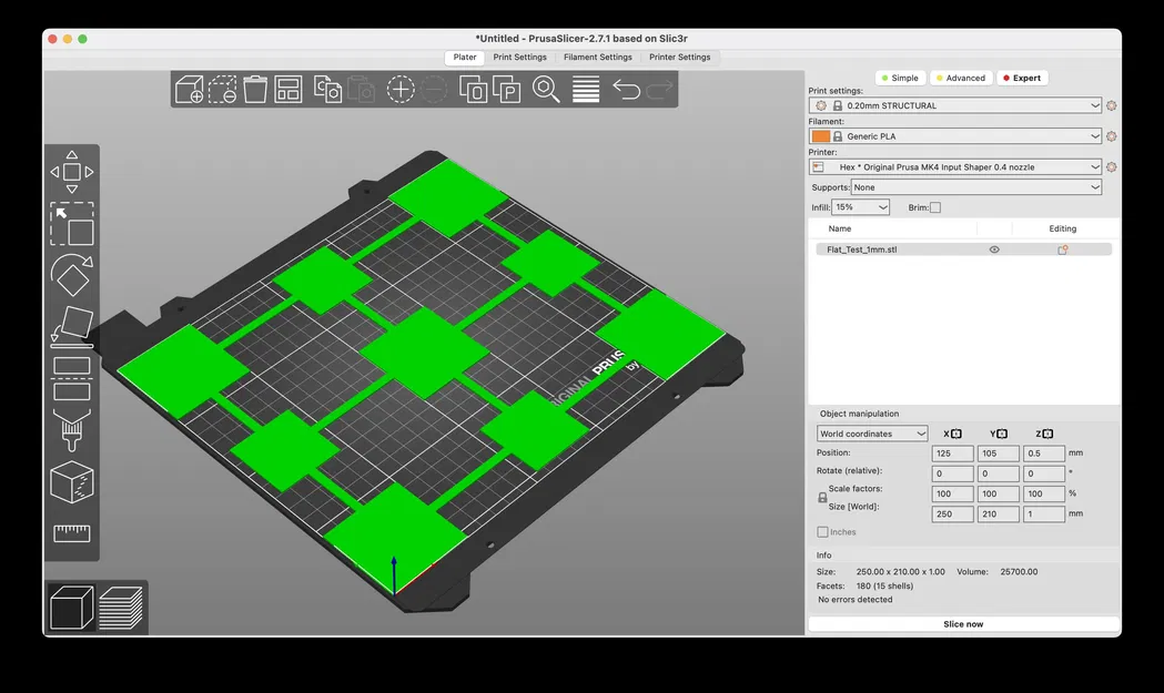 Mô hình kiểm tra cân bàn cao 1mm - Image 1