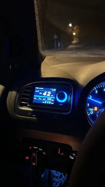 Giá đỡ HKS EVC 7 Lưới Thông gió Console Trung tâm cho VW GOLF 6 GTI - Image 1