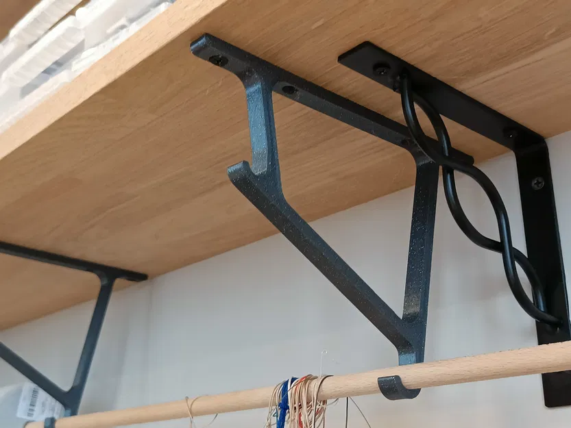 Giá đỡ thanh gài dưới kệ (có mô hình tùy chỉnh) - Image 2