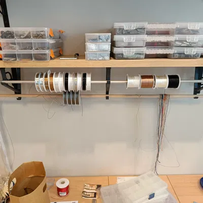 Giá đỡ thanh gài dưới kệ (có mô hình tùy chỉnh)