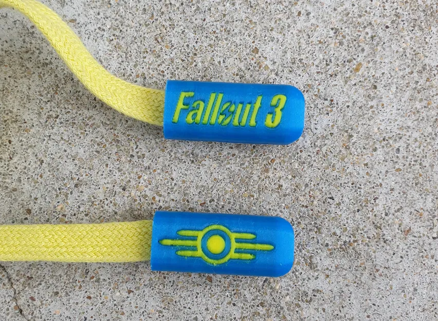 Nắp bọc dây giày Fallout 3 kiểu snap fit - Image 3