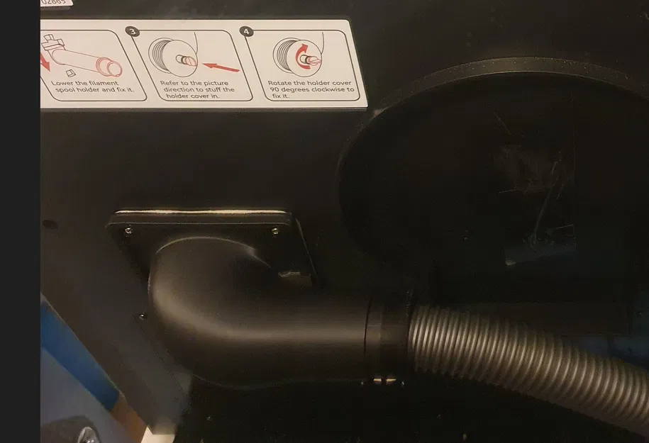 Adapter Ống Hút Bụi QIDI X-Max 3 - Image 1