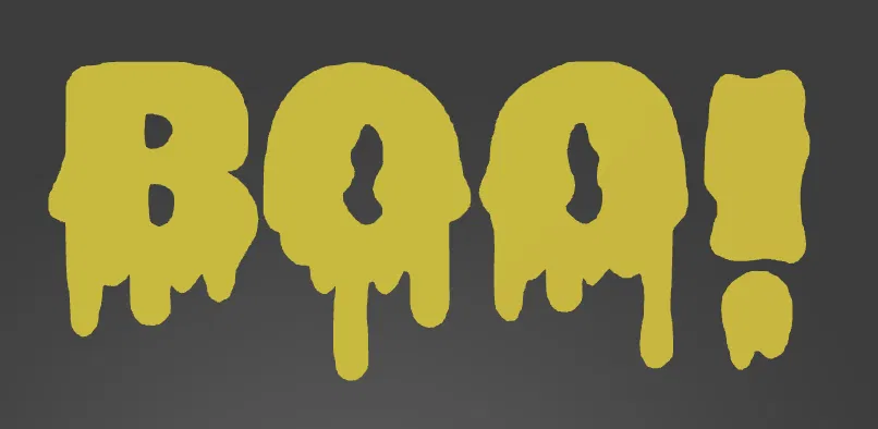 Tranh Treo Tường 2D Halloween "BOO" - Image 1