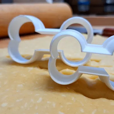 Khuôn Cắt Bánh Hình Xương Chó (In Ra Là Xài Được Ngay)