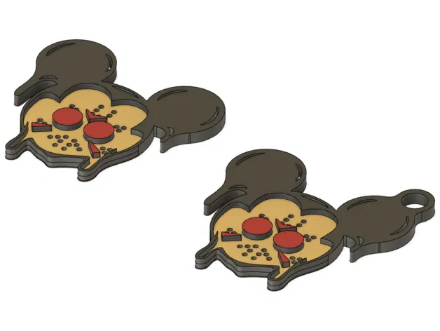 Móc khóa hình chuột Mickey - Image 1