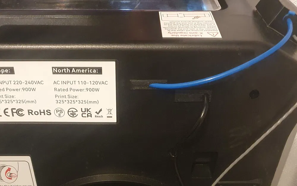 QIDI X-Max 3 Nắp Che Ống PTFE - Image 1