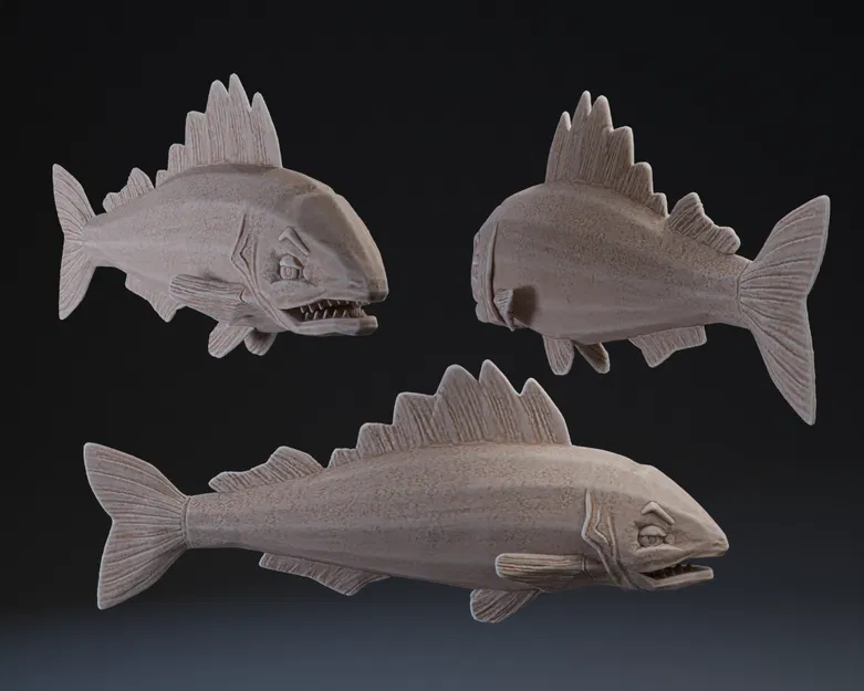 Cá Walleye Hoạt Hình - Image 1