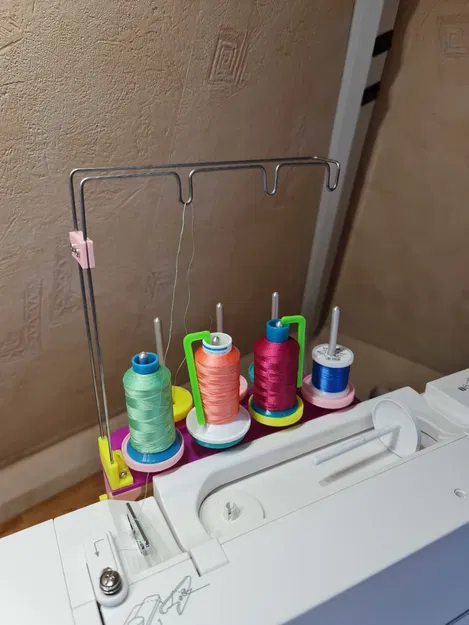 Giá đỡ 7 cuộn chỉ cho máy thêu Janome - Image 2