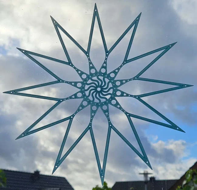 Ngôi sao, chỉ 1.4g filament, trang trí Giáng sinh - Image 1