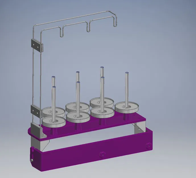 Giá đỡ 7 cuộn chỉ cho máy thêu Janome - Image 4