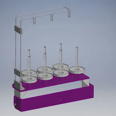 Giá đỡ 7 cuộn chỉ cho máy thêu Janome