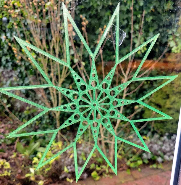 Ngôi sao, chỉ 1.4g filament, trang trí Giáng sinh - Image 5