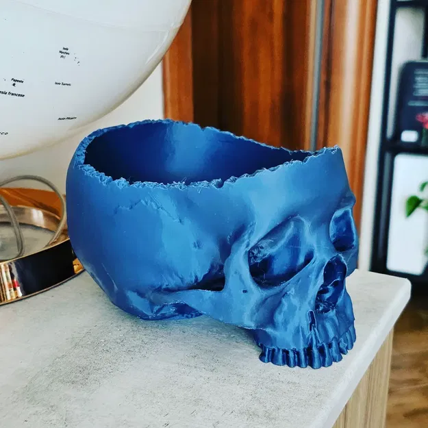 Vaso Teschio Skull Planter 3D Model - Image 3