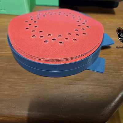 Giá Đỡ Đĩa Chà Nhám Tròn Xếp Chồng 125mm (5 inch) Đa Năng